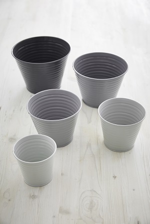 Sophie Conran set of 5 Ombre Pots in Grey
